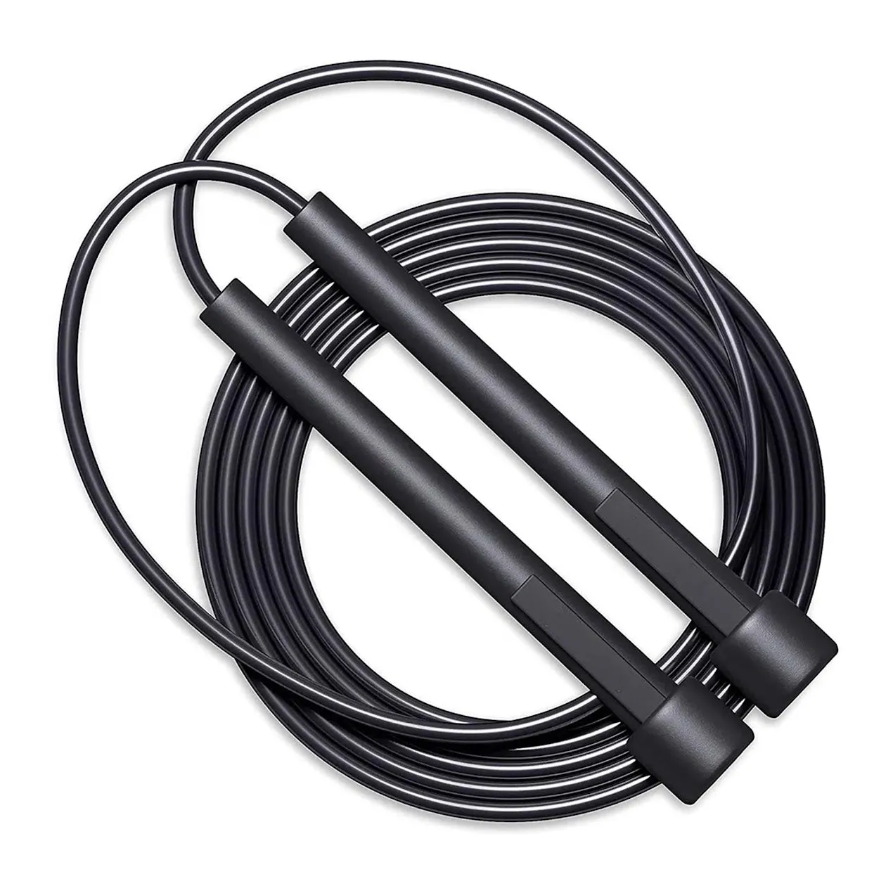 Black Skipping Rope – Adjustable, Durable & Perfect for Cardio