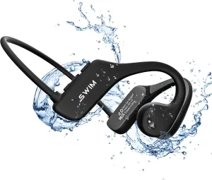 Bluetooth 5.3 Bone Conduction Headphones Waterproof Underwater Headphones for Swimming, 32G IPX8 Waterproof MP3 Player for Swimming Earbuds Running