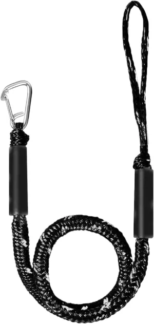 Boat Dock Lines, Anchoring Rope with Clip, Marine Grade Security Design, Sturdy Tethering Cord, Ideal for Pontoon, Rafting, Watercraft, Canoe, Motorboats, Docking Use, Multicolor