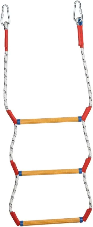 Boat Rope Ladder Climbing Rope Ladder Resin Step Heavy Duty Swim Ladder Marine Rope Ladder for Inflatable Boat Kayak Yacht
