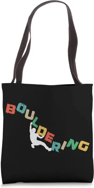 Bouldering, Climbing Outfit, Free Climbing Boulder Climbing Tote Bag
