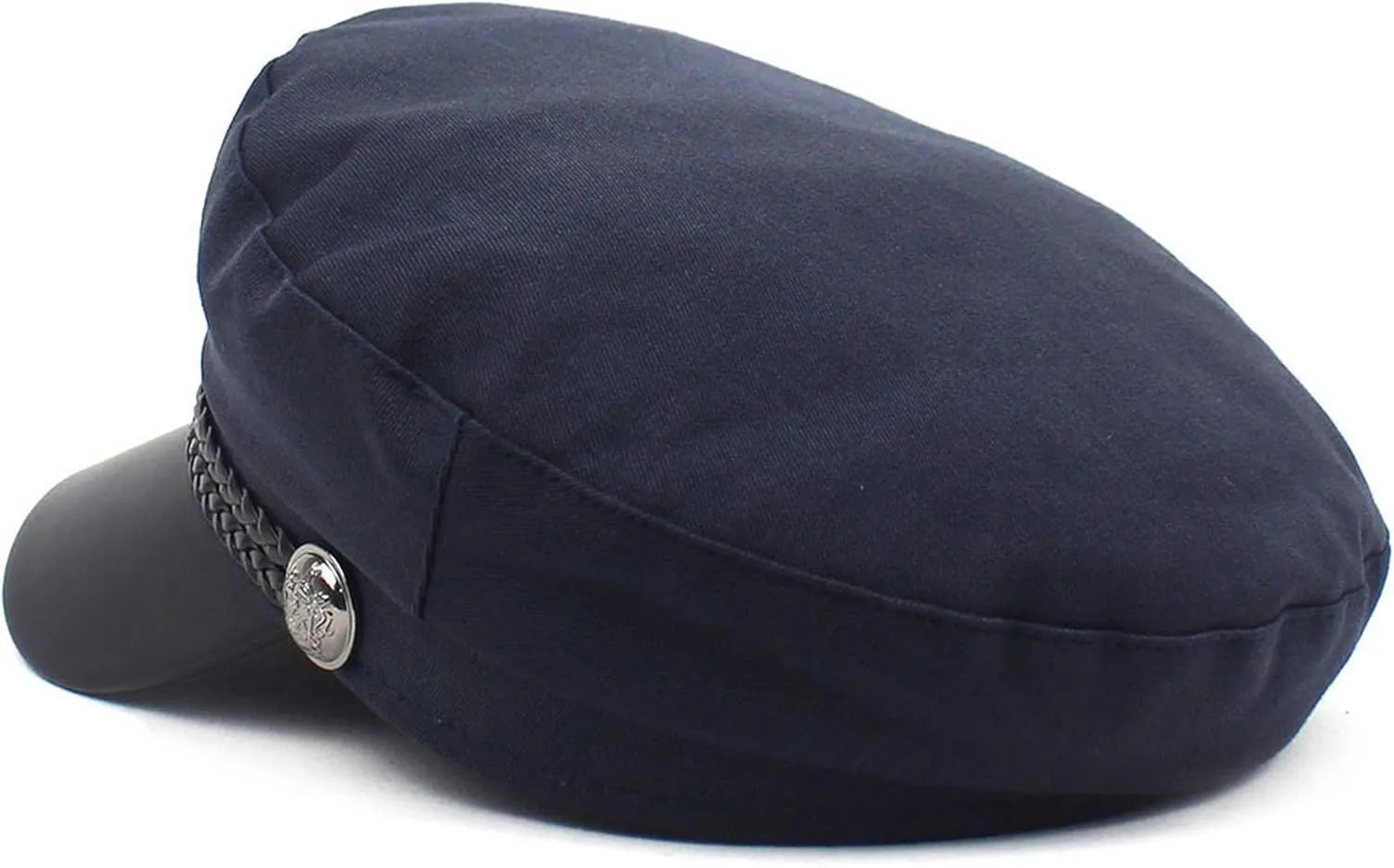 Brcus Men Women Yacht Captain Sailor Hat Newsboy Cabbie Baker Boy Peaked Beret Cap