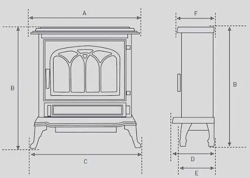 Broseley Canterbury Electric Stove