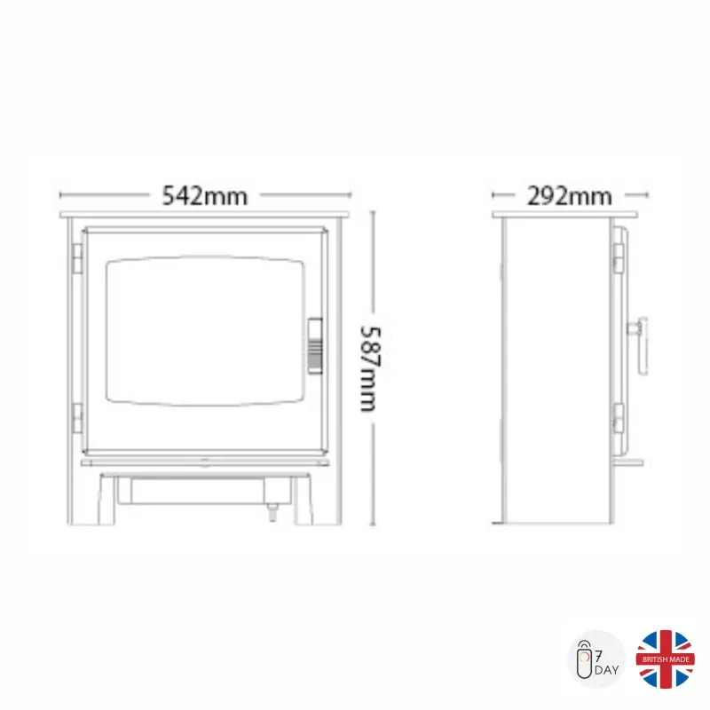 Broseley Evolution Desire 7 Electric Stove