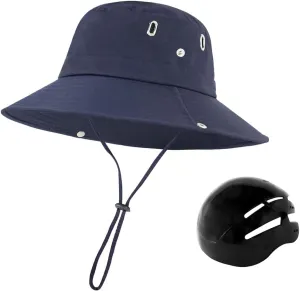 Bucket Hats for Adult Men Women Sun Protection Suitable for Leisure Cycling Bike Helmet (Non-Professional) Mountain Hiking Fishing