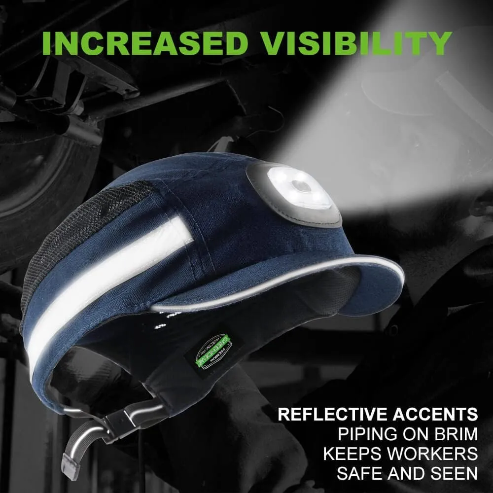 Bump Cap for Safety Baseball Cap Style Hard Hats for Adult Men Women Breathable Lightweight Safety Hat for Head Protection with Reflective Stripes