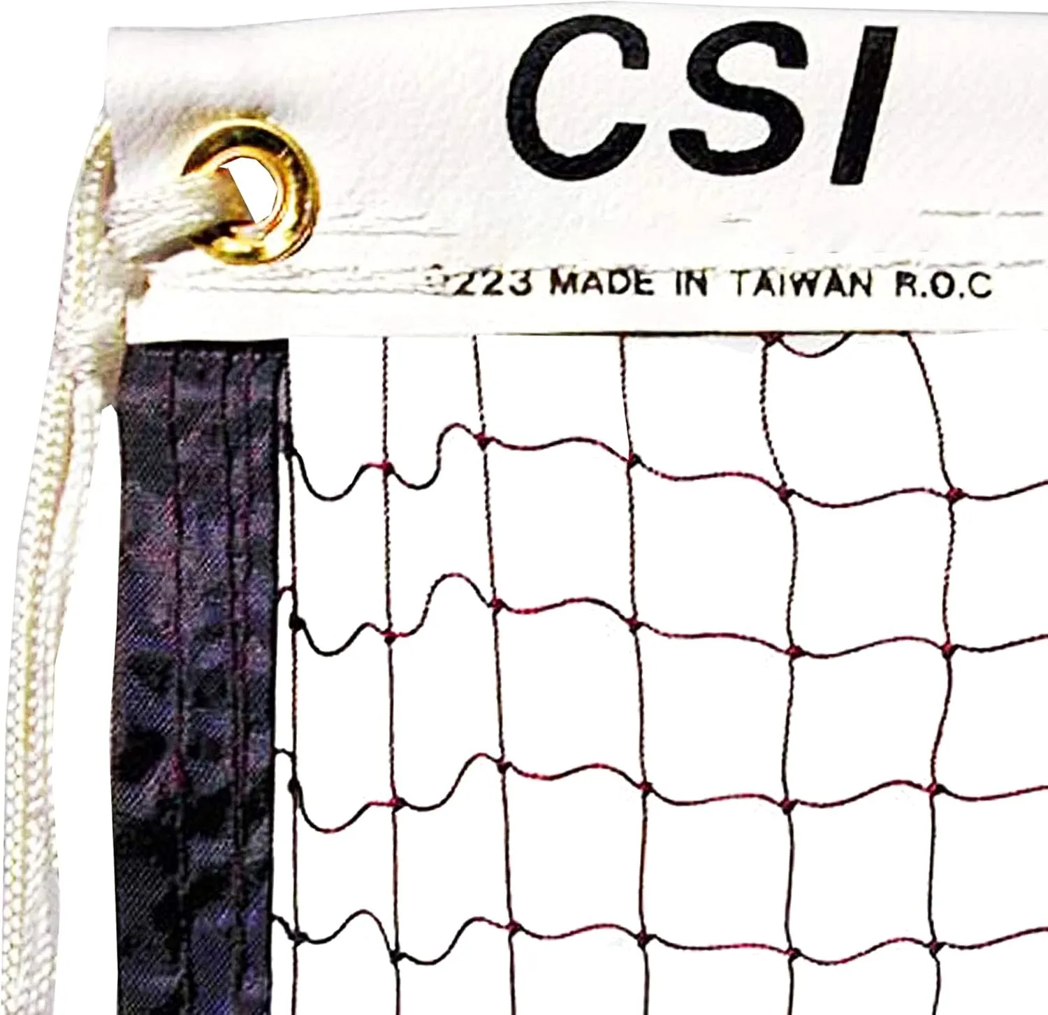 Cannon Sports Knotted Badminton Net with Nylon Rope Cable for Indoor Gymnasium Tournament - (21 FT)