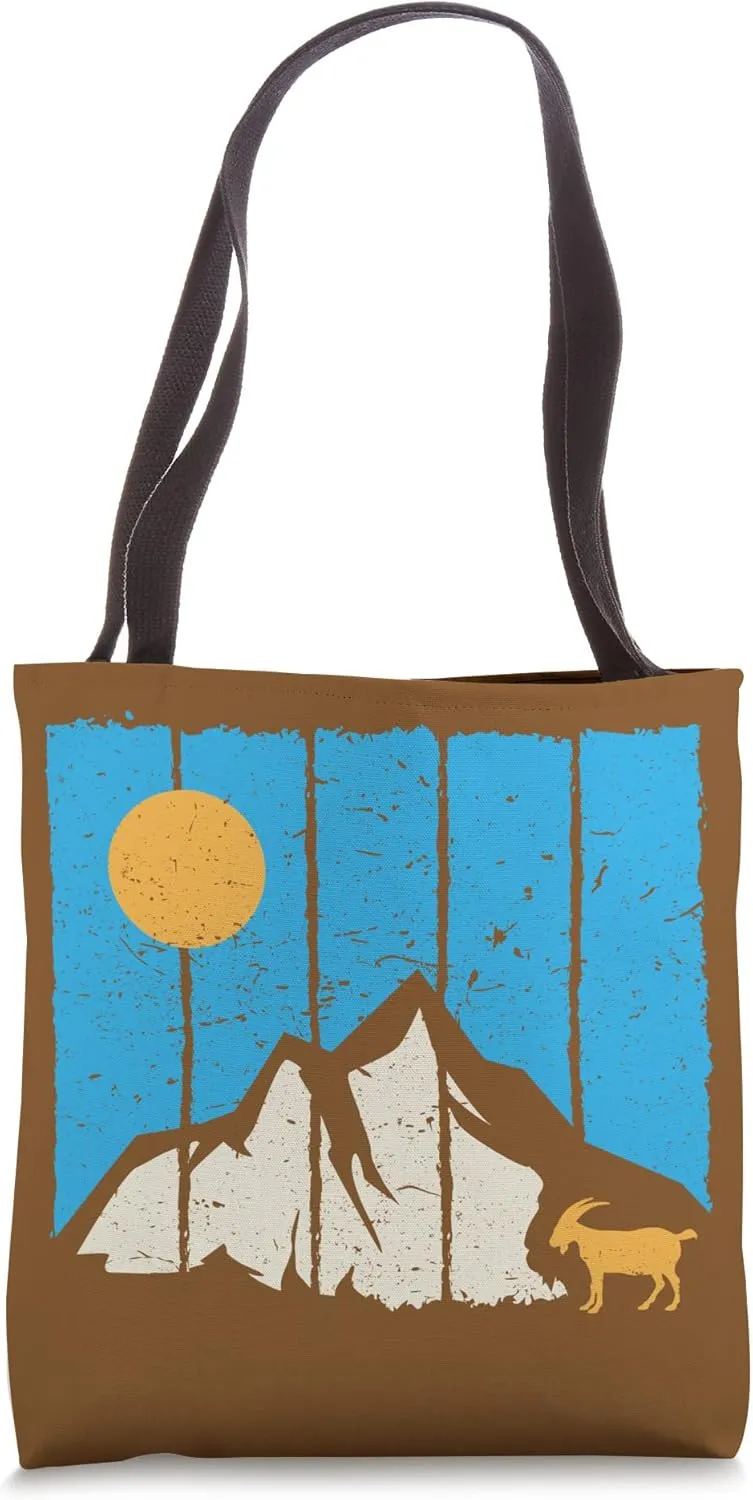 Capricorn Mountain Peru Animal Alpine Climber Climbing Ibex Tote Bag