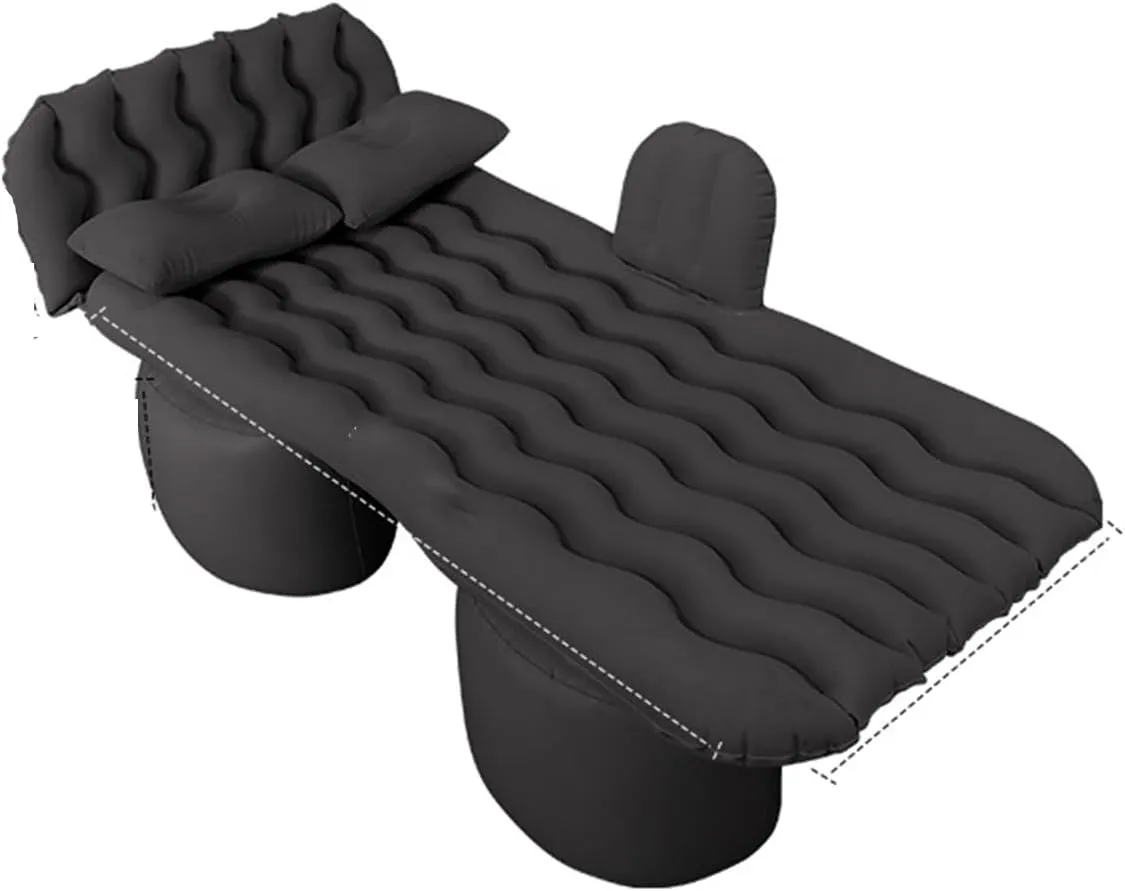 Car Air Mattress,Camping Air Mattresses for Ford F-150/F150 2015-2018 2019 2020 2021 2022 2023 2024, Car Bed Air Mattress with Electric Pump, Car Bed for Outdoor and Travel,C Black