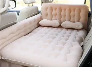 Car Air Mattress,Camping Air Mattresses for Toyota Sienna 2021 2022 2023 2024, Car Bed Air Mattress with Electric Pump, Car Bed for Outdoor and Travel,A Beige