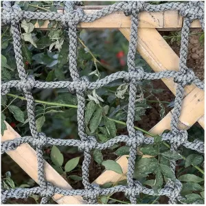 Cargo Climbing Net Outdoor Treehouse Nylon Truck Trailer Nets Playground Heavy Duty Swings Net Safety Net Cargo Net Child Playground Climbing Netting (Color : 6mm-8cm, Size : 1X3m/3.3X9.8ft)