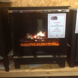 Celsi Electristove Glass E-XD Electric Stove CLEARANCE EX DISPLAY MODEL