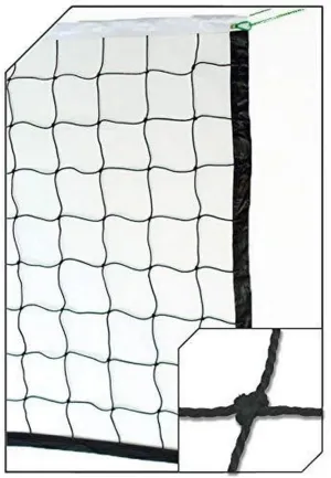 Champro Indoor/Outdoor Net, Rope Cable (Black/White, 2.5-mm)