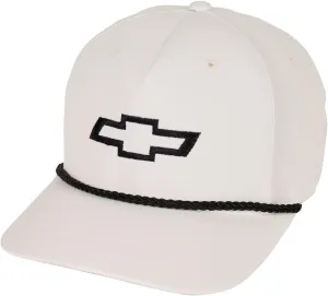 Chevy Bowtie Captain's Cord Snapback Hat - Officially Licensed Chevrolet Rope Cap