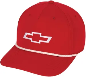 Chevy Bowtie Captain's Cord Snapback Hat - Officially Licensed Chevrolet Rope Cap