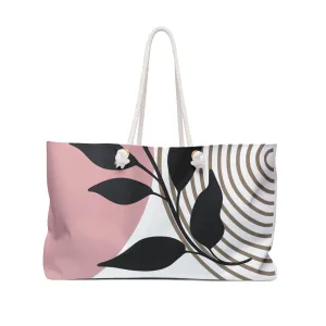 Chic Floral Weekender Bag - Stylish Travel Tote for Weekend Getaways