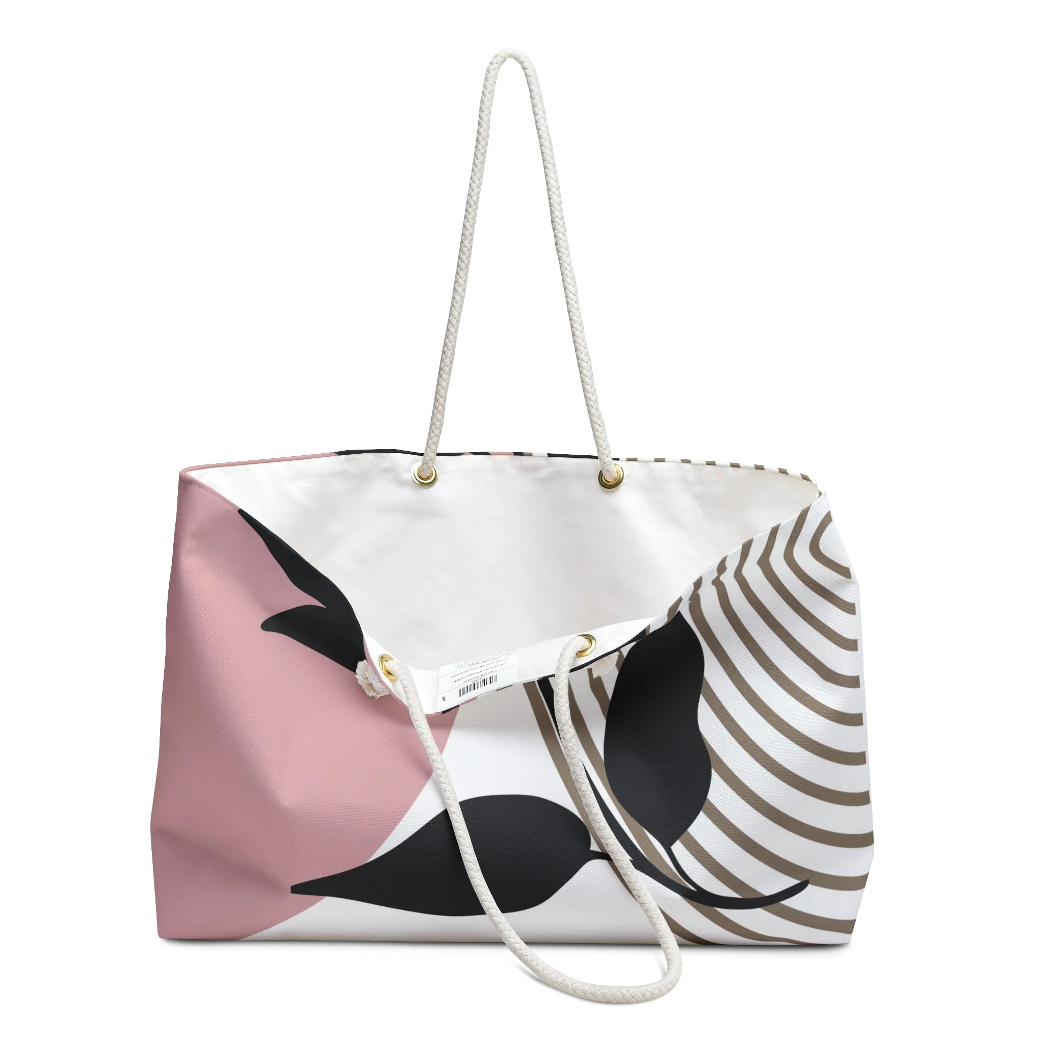 Chic Floral Weekender Bag - Stylish Travel Tote for Weekend Getaways