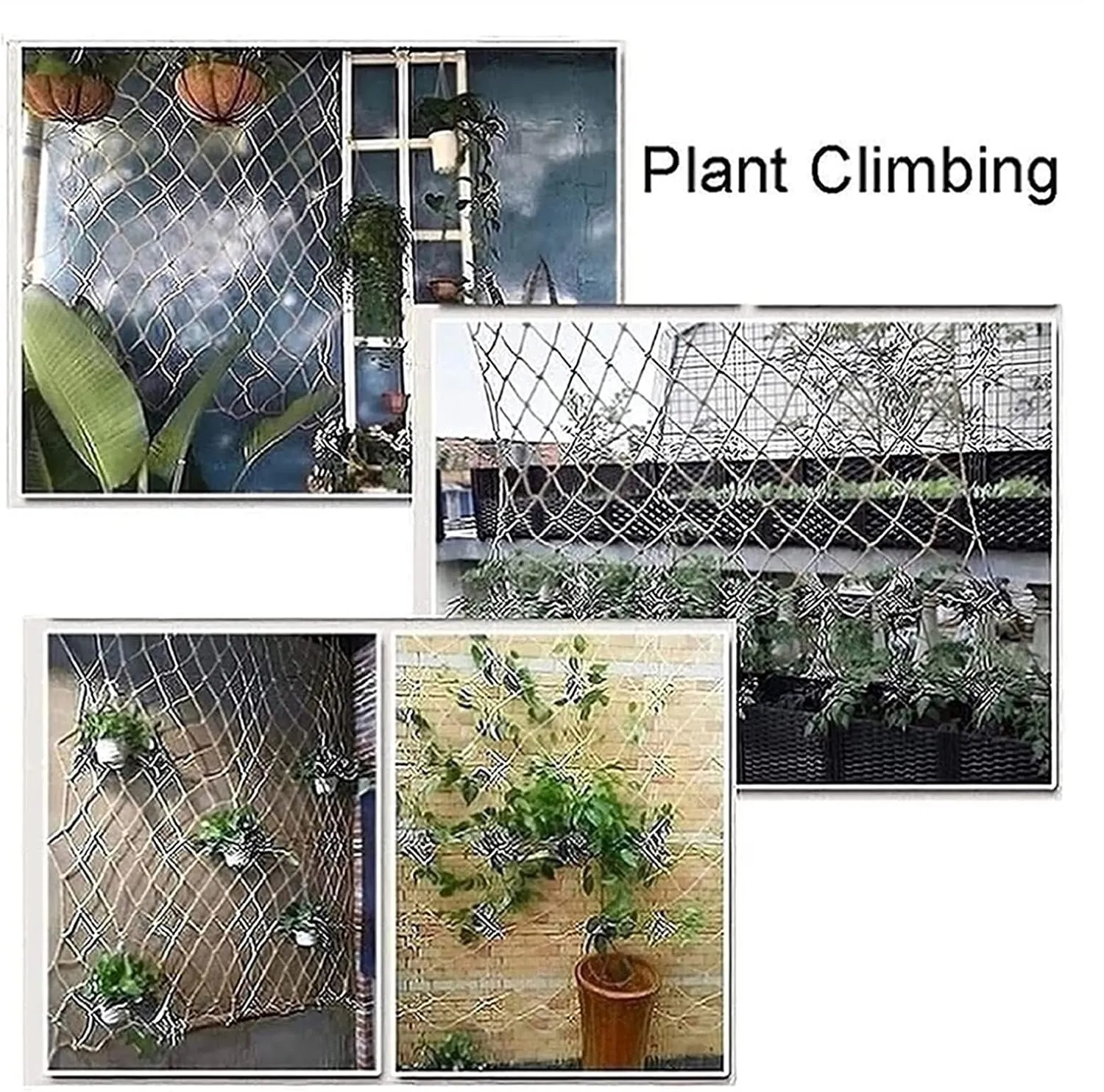 Child Climbing Rope Net Tree House Swing Cargo Net Heavy Duty Hemp Rope Birds Net Outdoor Playground Fence Safety Net Kids Rope Ladder Decoration (Size : 23m(6x9ft))