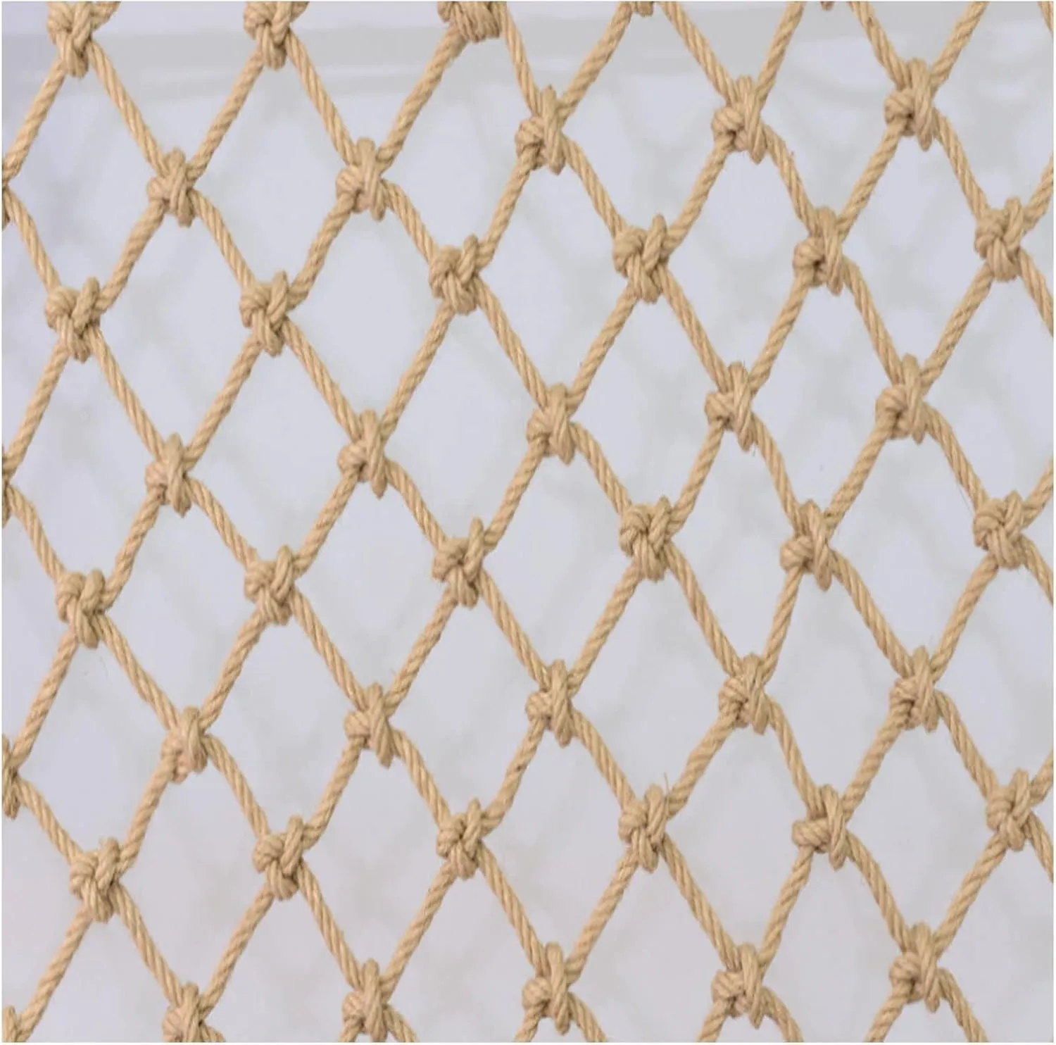 Children Railing Protective Net Heavy Duty Rope Netting Outdoor Playground Swingset Climbing Cargo Net Rock Rope Ladder Birds Net Grid 10cm (Size : 4 * 4m(13 * 13ft))