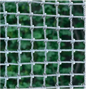 Children's Polyamide Climbing Frame Net, Strong Rope Netting Climbing Cargo Net, Plant Support Network, for Kids Training Equipment(10mm-10cm,1X2m/3.3X6.6ft)