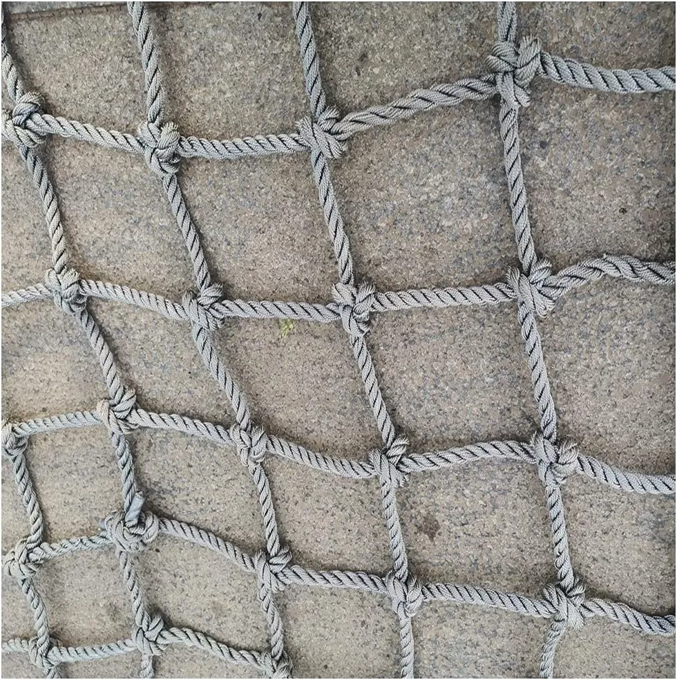 Children's Polyamide Climbing Frame Net, Strong Rope Netting Climbing Cargo Net, Plant Support Network, for Kids Training Equipment(12mm-16cm,1X1m/3.3X3.3ft)