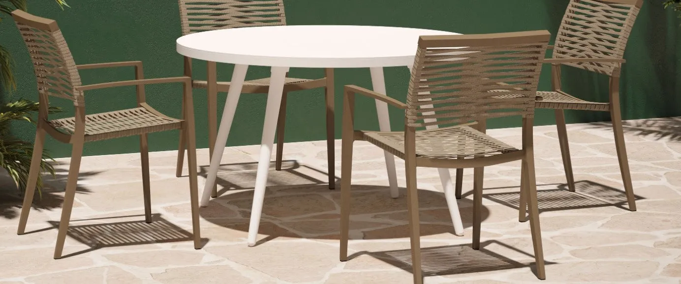Chloe Rope Dining Arm Chair
