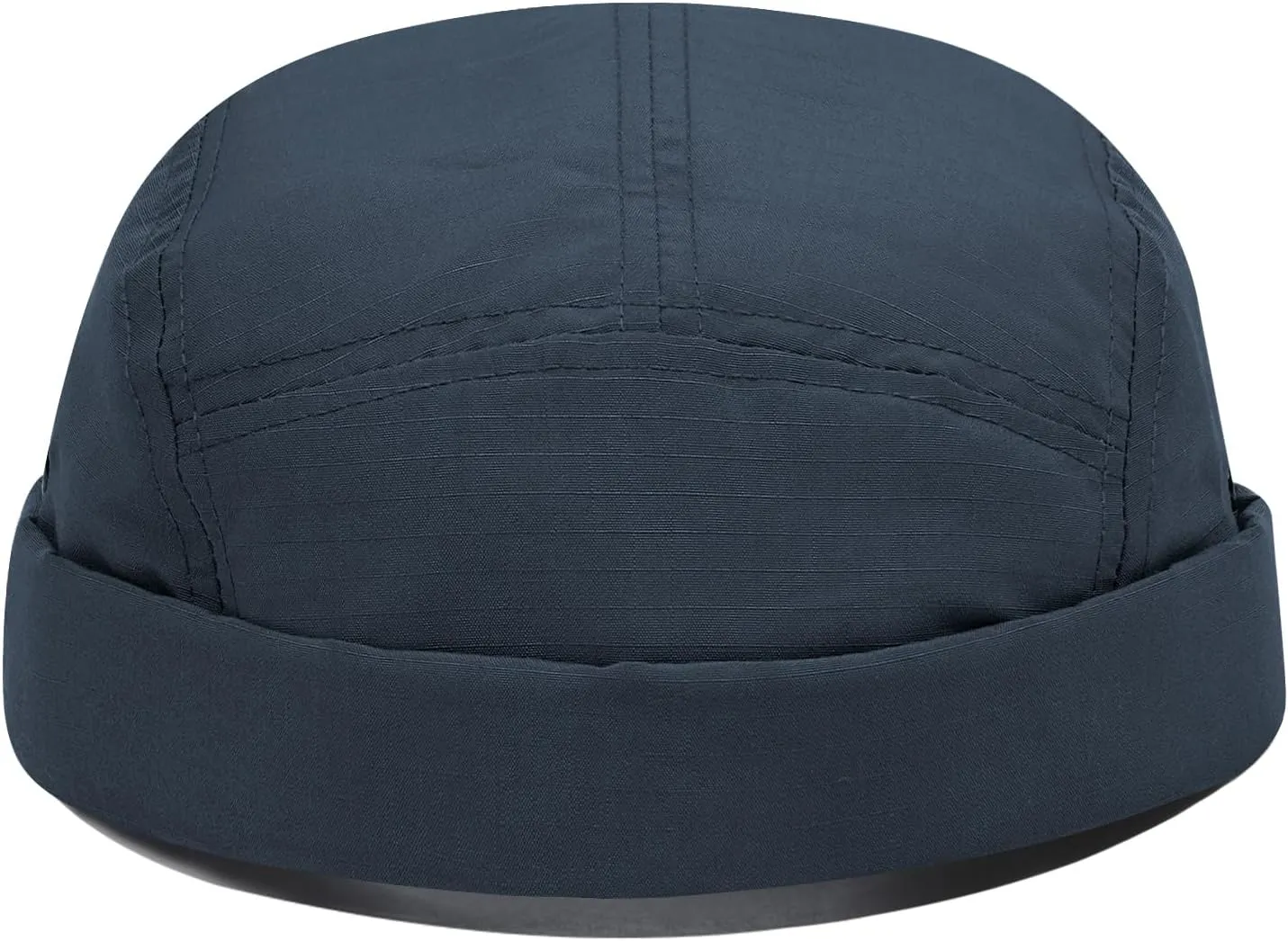 Clakllie Waterproof Brimless Hats Quick Dry Docker Beanie 5 Panel Cap Vintage Sailor Cap Harbour Worker Cap Casual Leon Hat