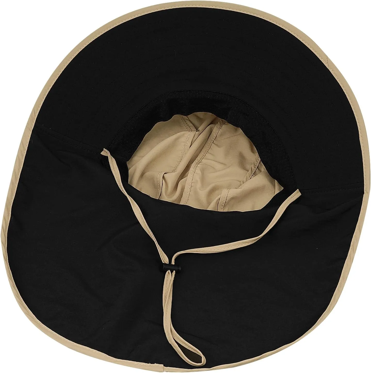 Clakllie Waterproof Wide Brim Sun Hat with Neck Flap UPF 50  Fishing Hats Sun Protection Gardening Safari Hat for Hiking