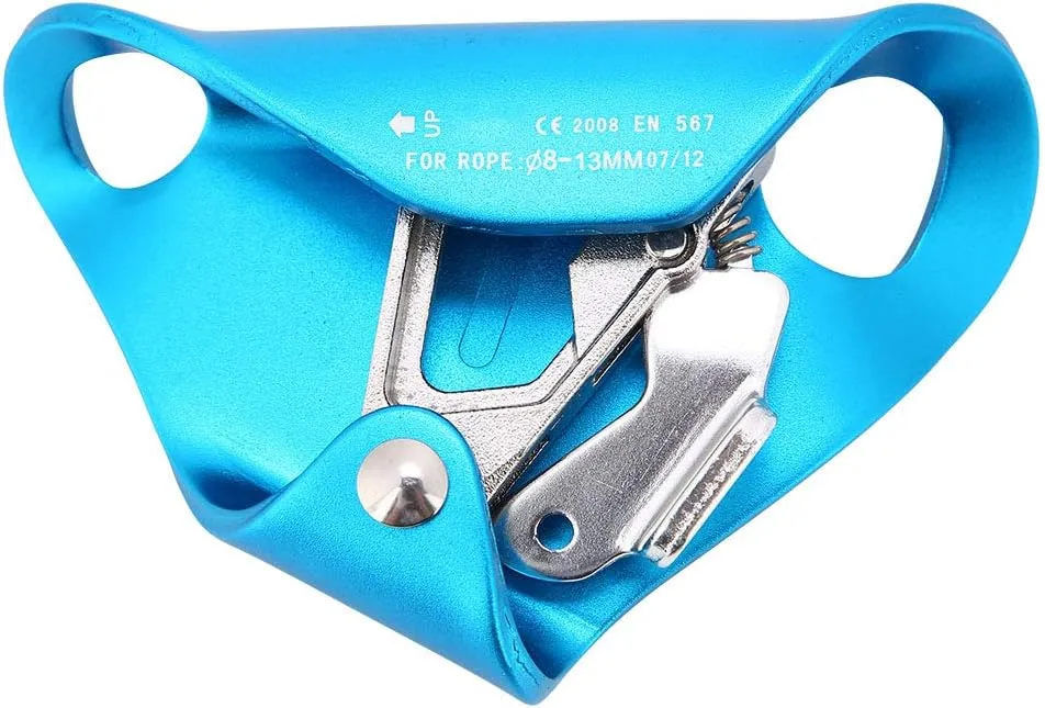 Climbing Ascender Riser, Fall Arrest Safty Gear 11.2x7.8x3.2cm/4.4x3.1x1.6in Rock Climbing Mountaineering Equipment for Climbing