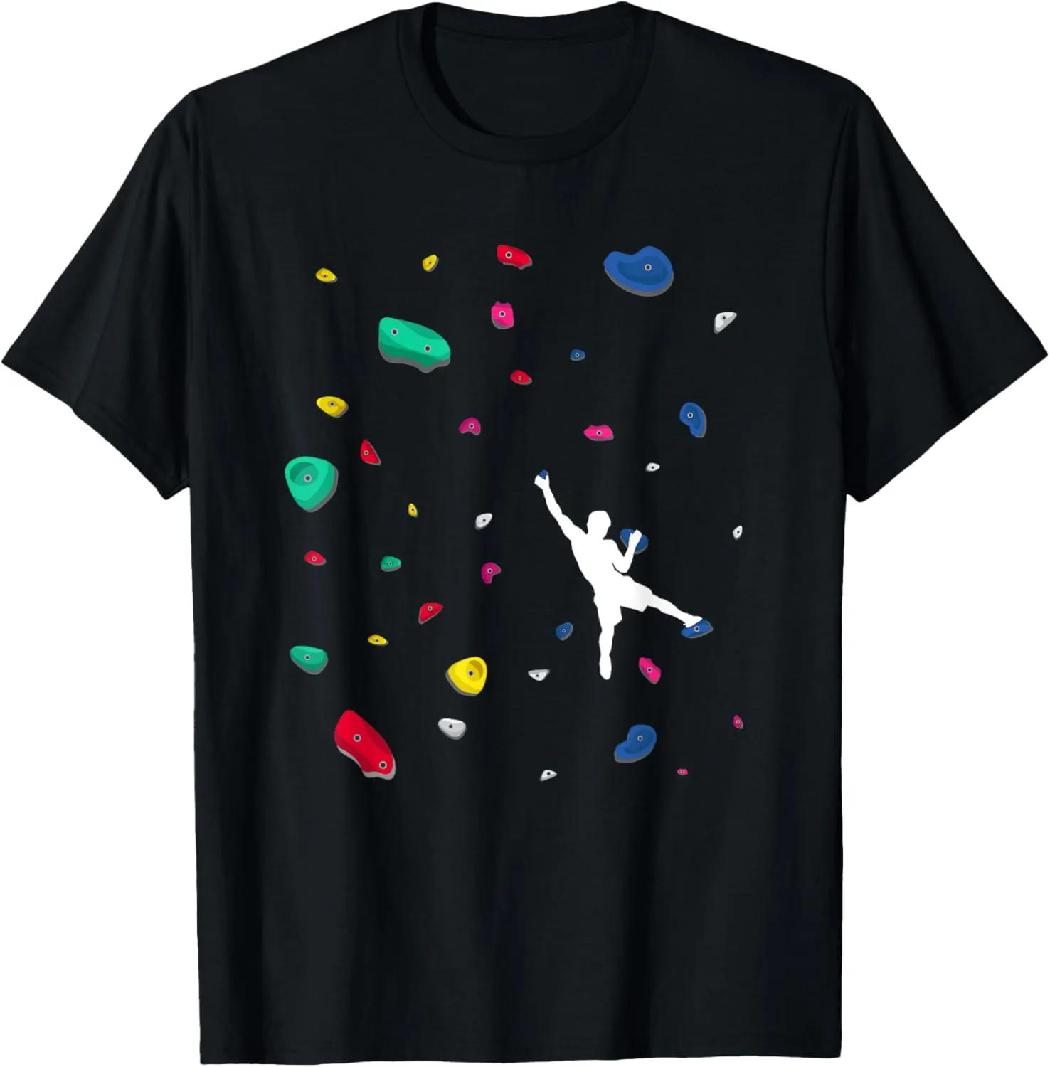Climbing Boulder Wall Rock Climber Bouldering T-Shirt