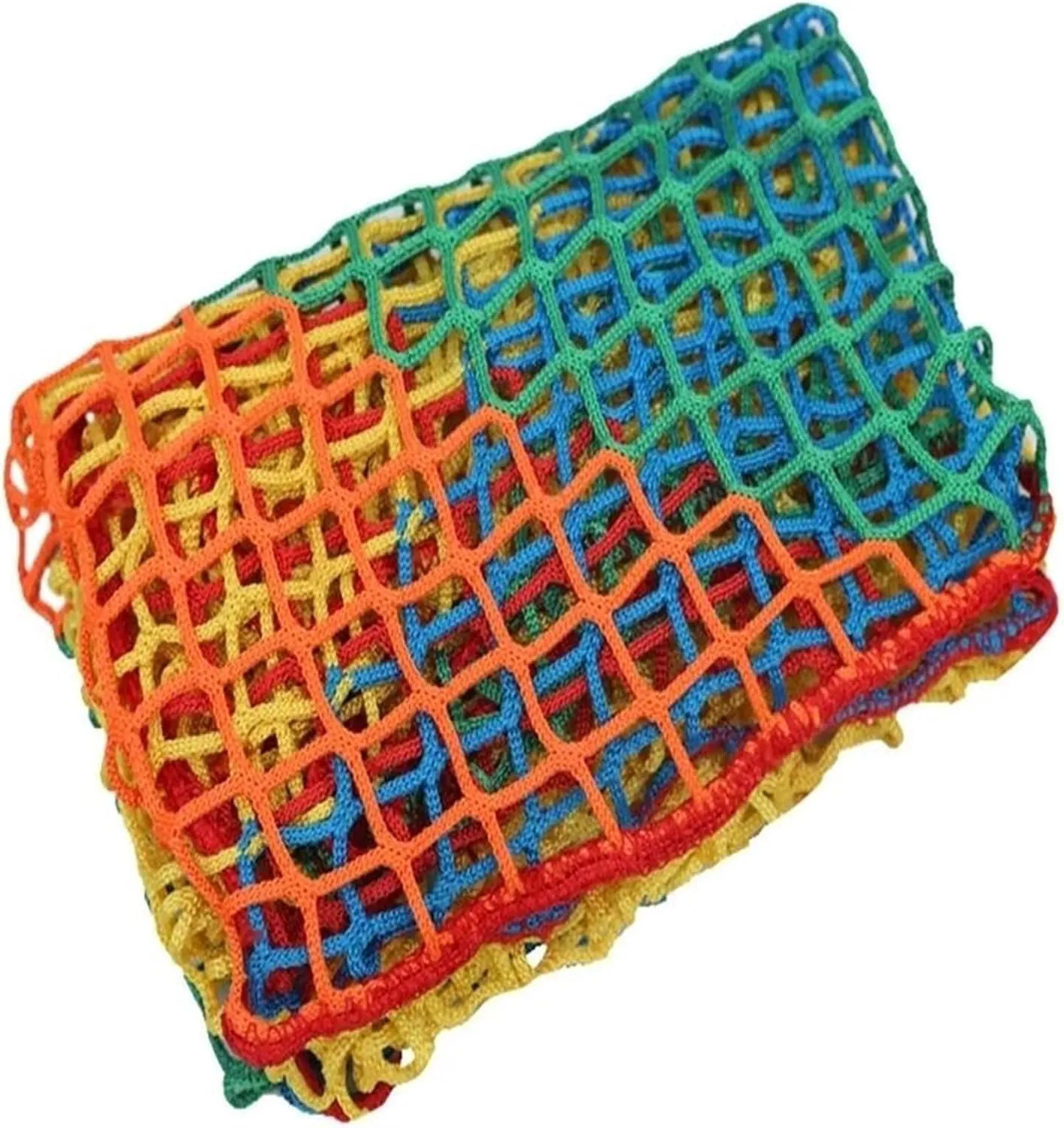 Climbing Cargo Net for Kids Outdoor Balcony Safety Net Rope Netting Playground Climbing Net Stairway Railing Safety Net for Children Pets Toys Knotless Polyester Sports Netting3.3X9.9FT