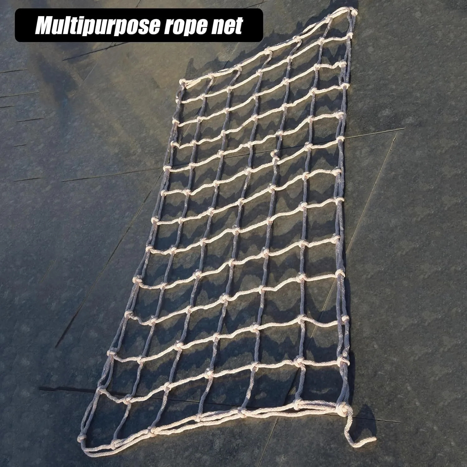 Climbing Cargo Net for Kids,Playground Military Climbing Net Rope,Backyard Climbing Frame Net for Treehouse Accessories,Safety Protection Net for Indoor Outdoor,18 * 31.2ft