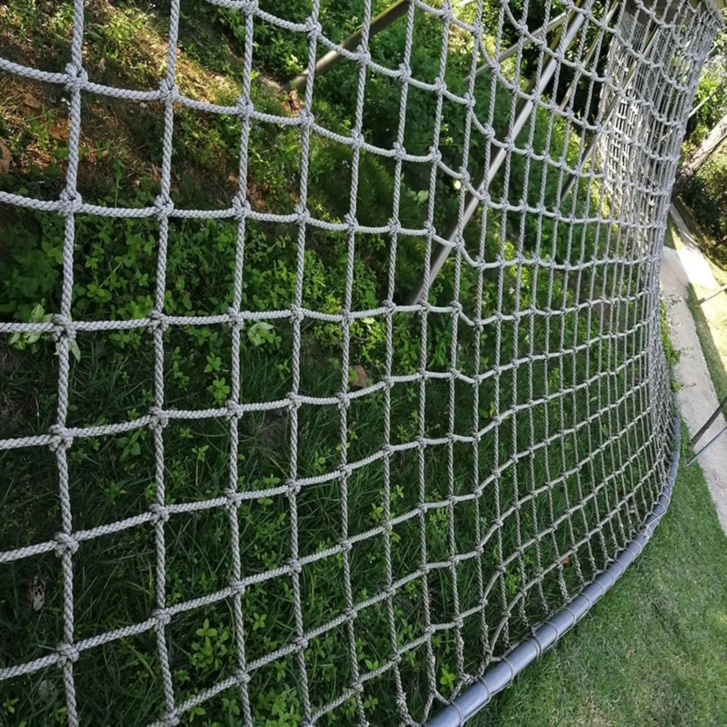Climbing Cargo Net for Kids,Playground Military Climbing Net Rope,Backyard Climbing Frame Net for Treehouse Accessories,Safety Protection Net for Indoor Outdoor,18 * 31.2ft