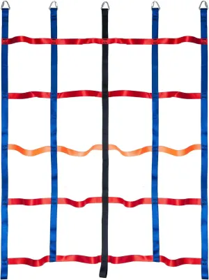 Climbing Cargo Net, Polyester Climbing Net for Kids, Swingset Accessories, Climbing Rope for Playgrounds, Jungle Gyms, Trees, and Obstacle Course for Outdoor Use (4 Colors)