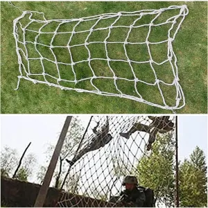 Climbing Cargo Net Rope Safety Net for Kids Outdoor Play Equipment Rope Ladder Jungle Gyms Playground Swingset Treehouse Obstacle Training,19.7 * 29.5ft