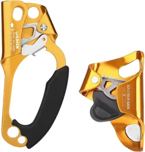 Climbing Hand Ascender Outdoor Mountaineering Tree Arborist Climbing Rappelling Equip, Rock Climbing Chest Ascender Climbing Mountaineering Tree Arborist Climbing Rappelling Equip
