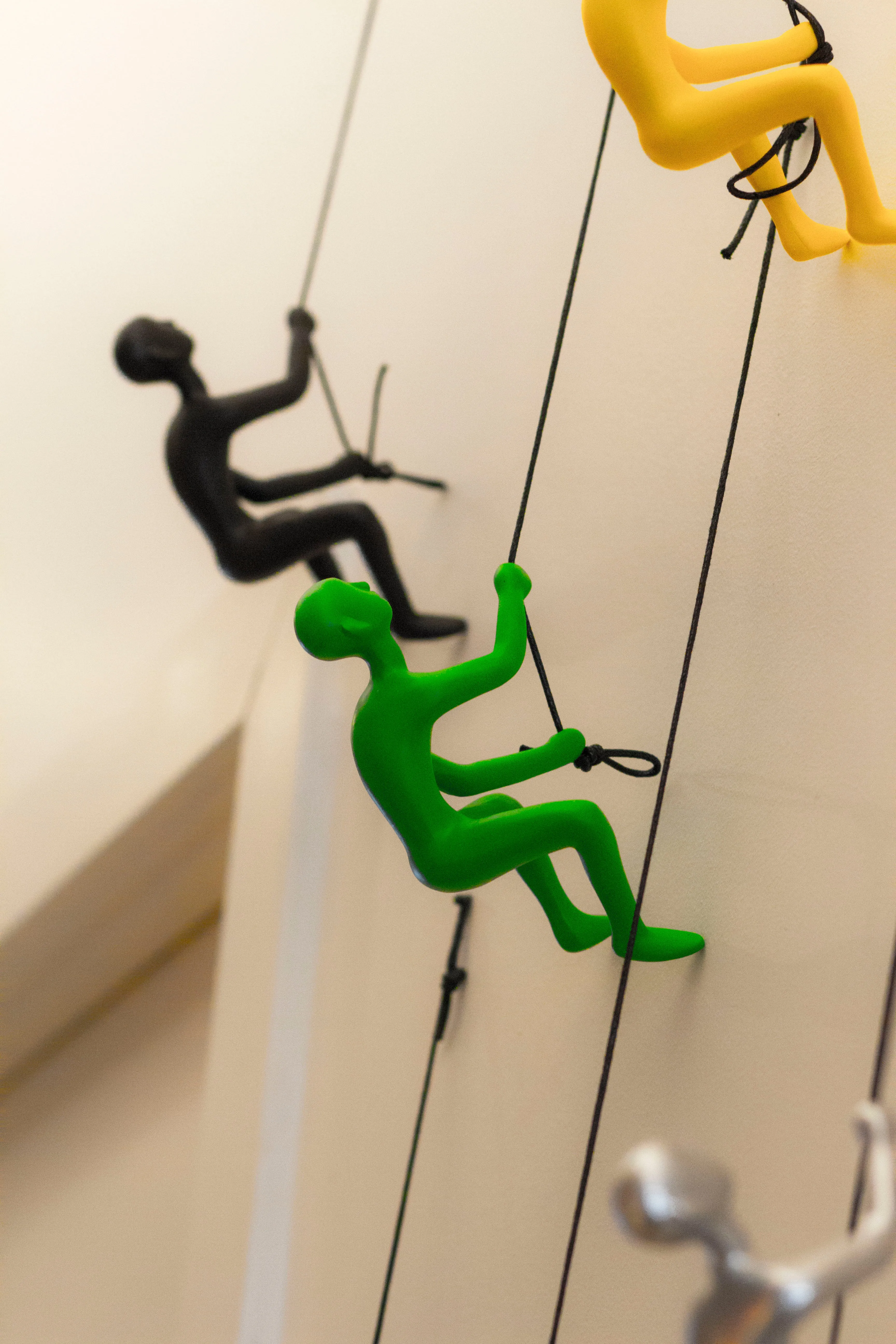 Climbing Man Classic Wall-Art Sculpture