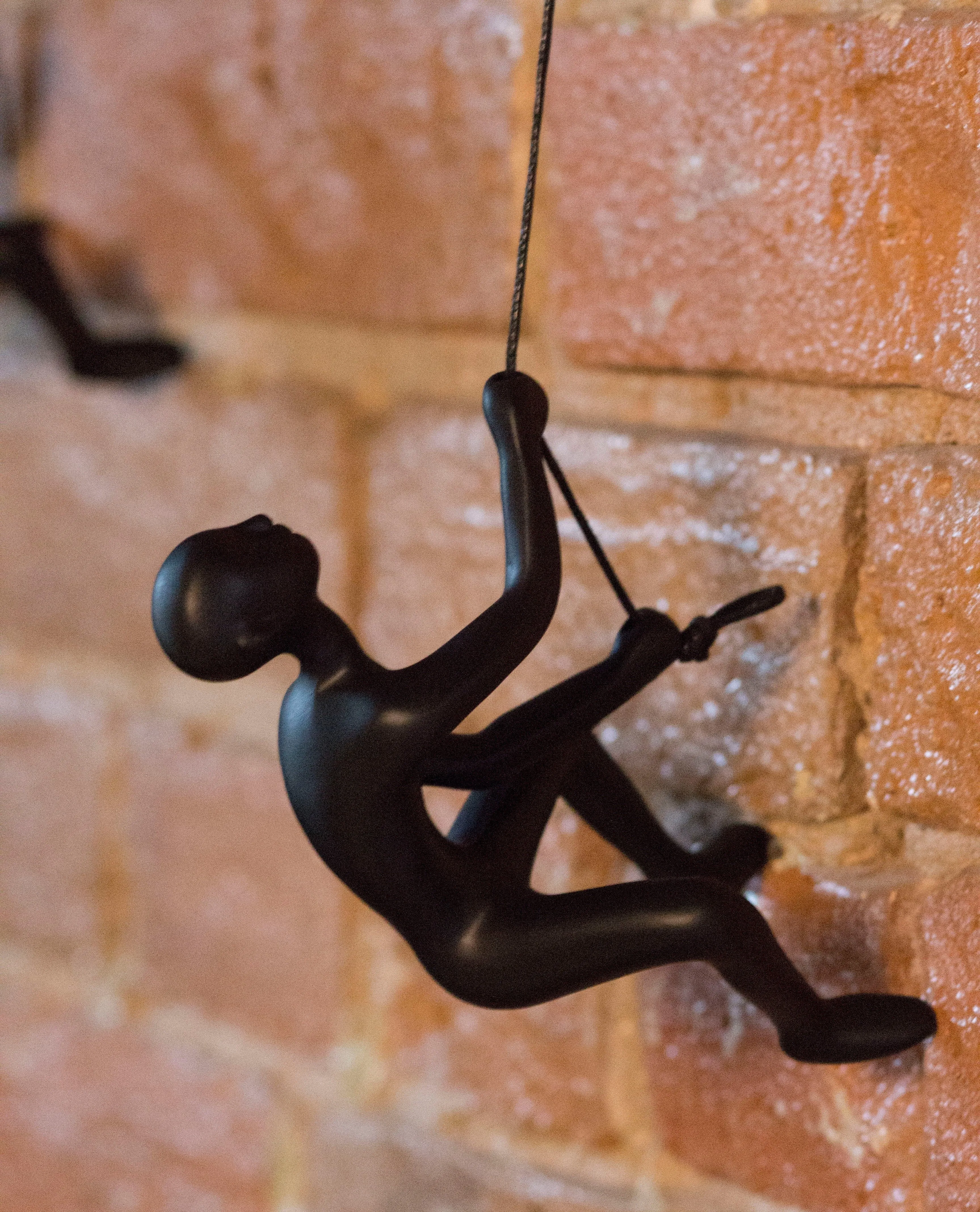 Climbing Man Classic Wall-Art Sculpture