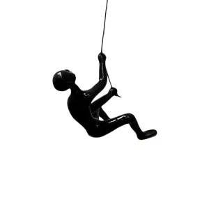 Climbing Man Classic Wall-Art Sculpture