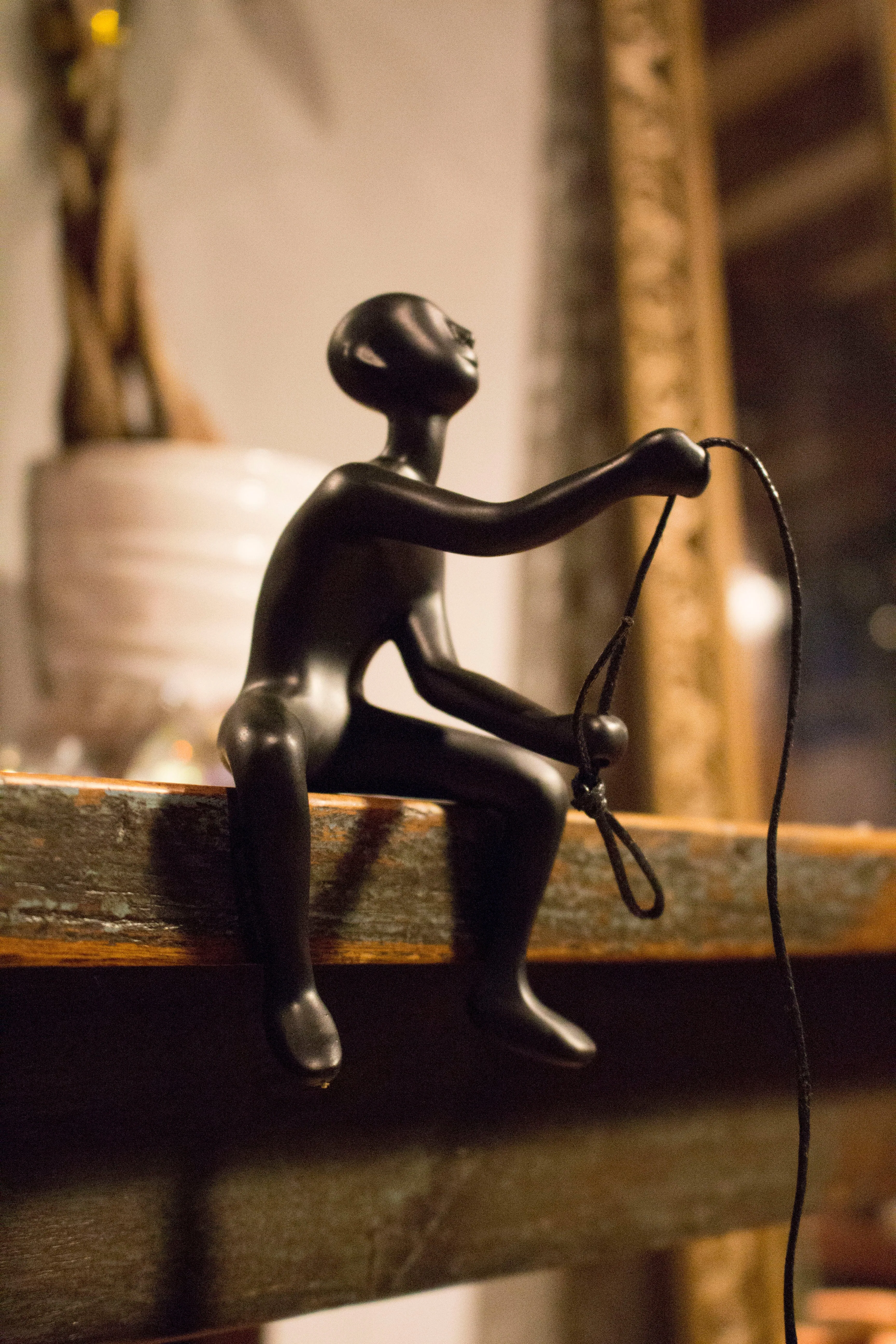 Climbing Man Classic Wall-Art Sculpture