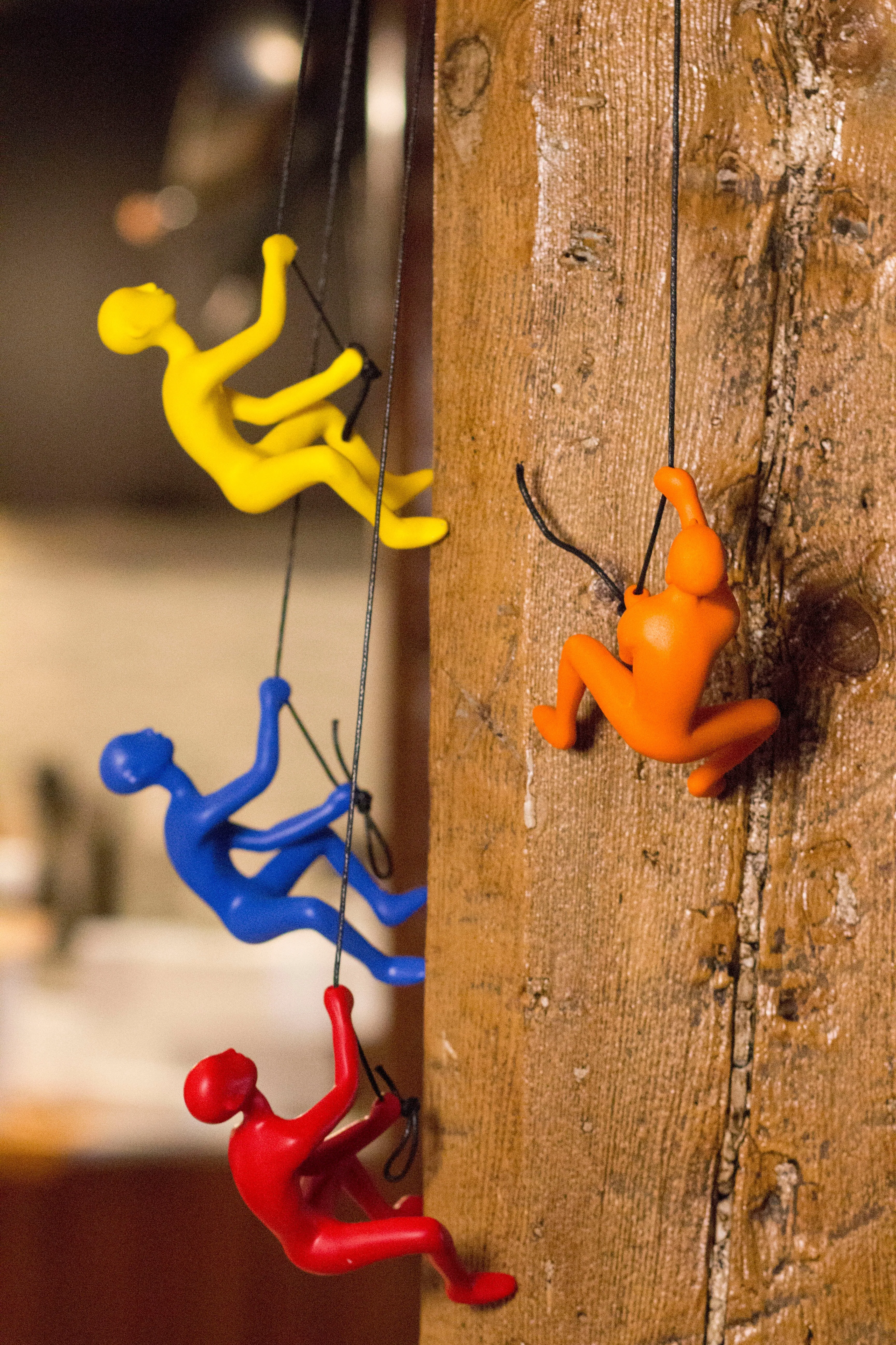 Climbing Man Classic Wall-Art Sculpture