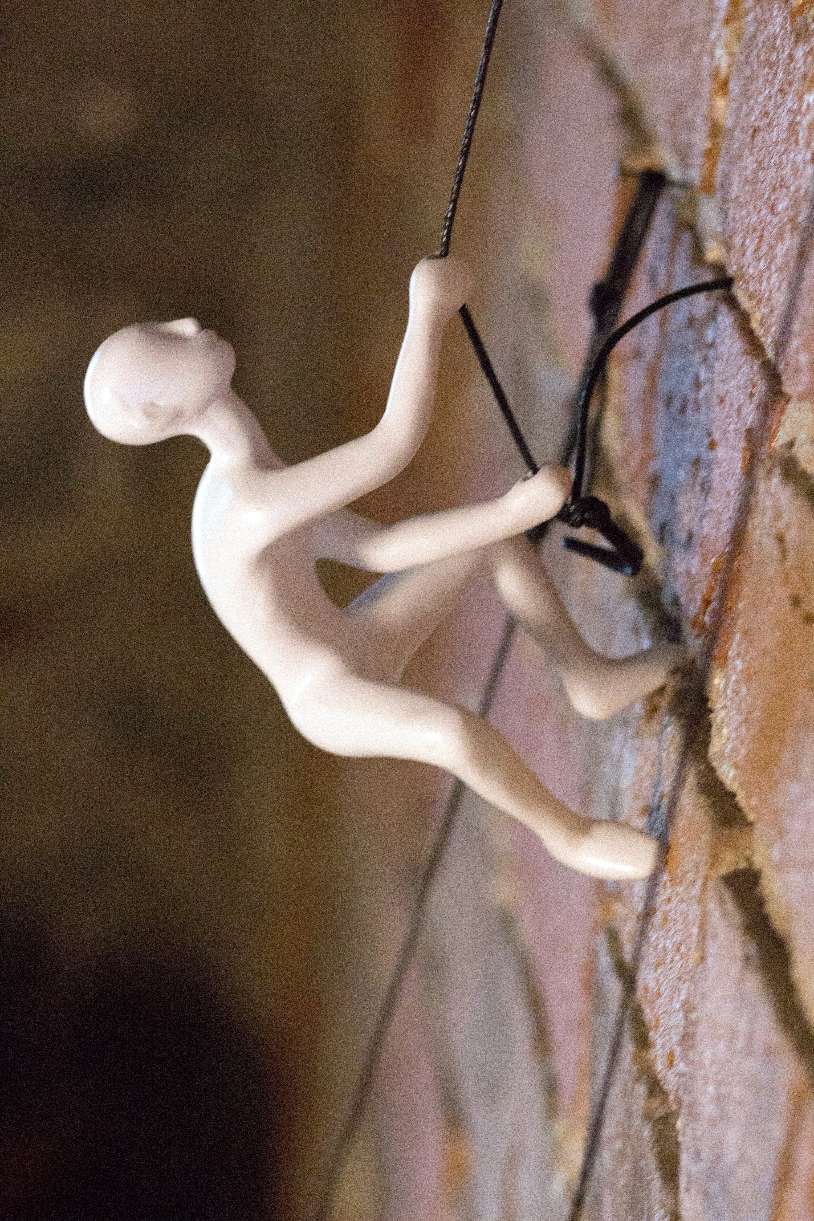 Climbing Man Classic Wall-Art Sculpture