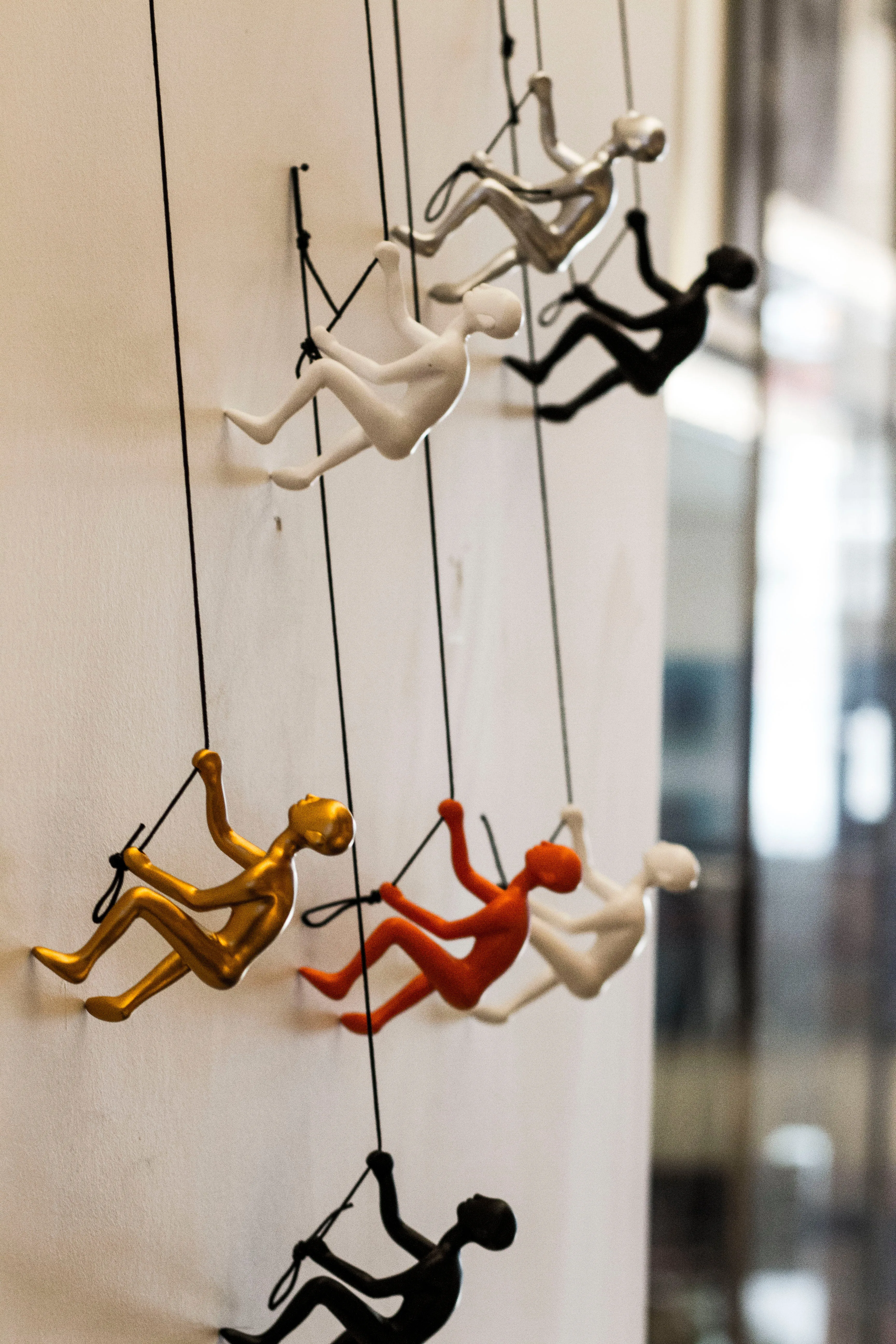 Climbing Man Classic Wall-Art Sculpture