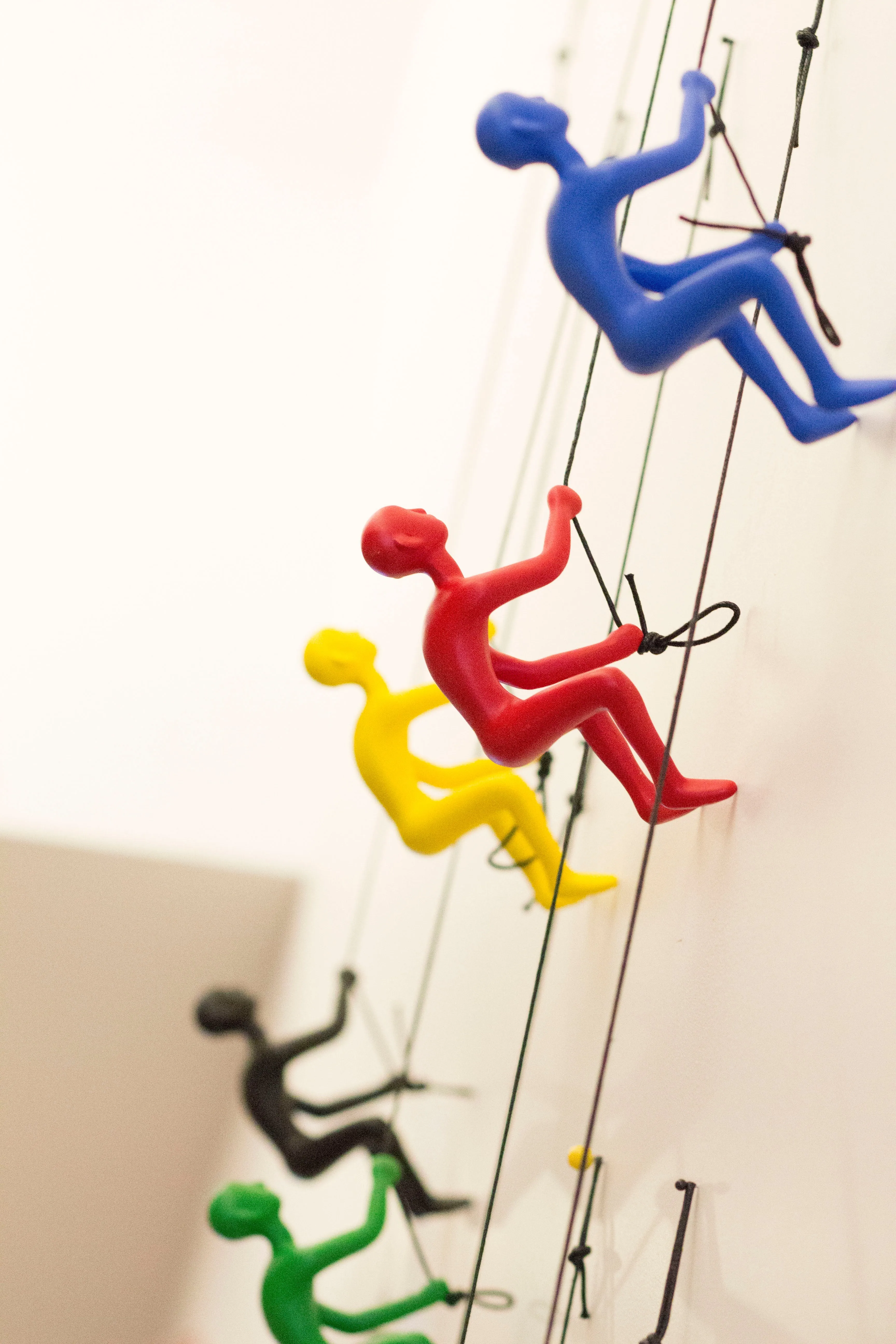 Climbing Man Classic Wall-Art Sculpture