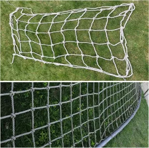 Climbing Net for Kids,Safety Protection Net for Indoor Outdoor Cargo Rope Ladder Truck Trailer Netting for Balcony Rock Climbing Wall Playhouse,118.11 * 196.85 inch