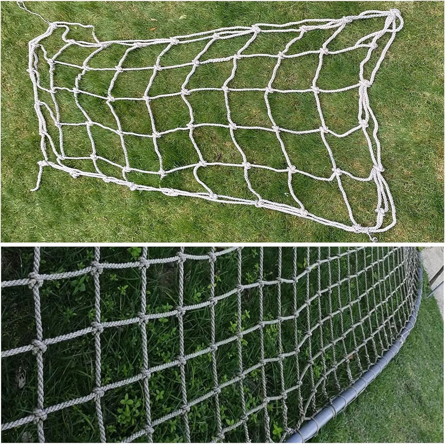 Climbing Net for Kids,Safety Protection Net for Indoor Outdoor Cargo Rope Ladder Truck Trailer Netting for Balcony Rock Climbing Wall Playhouse,118.11 * 196.85 inch