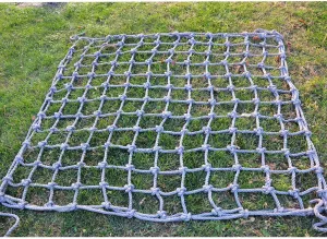 Climbing Net for Outdoor - Playground Safety Net，Heavy Duty Climbing Cargo Net Rope Ladder，Climbing Net for Kids Sports Treehouse/Swing/Balcony Banister Protection/Fence Decor(Size:3.3 * 19.8ft)