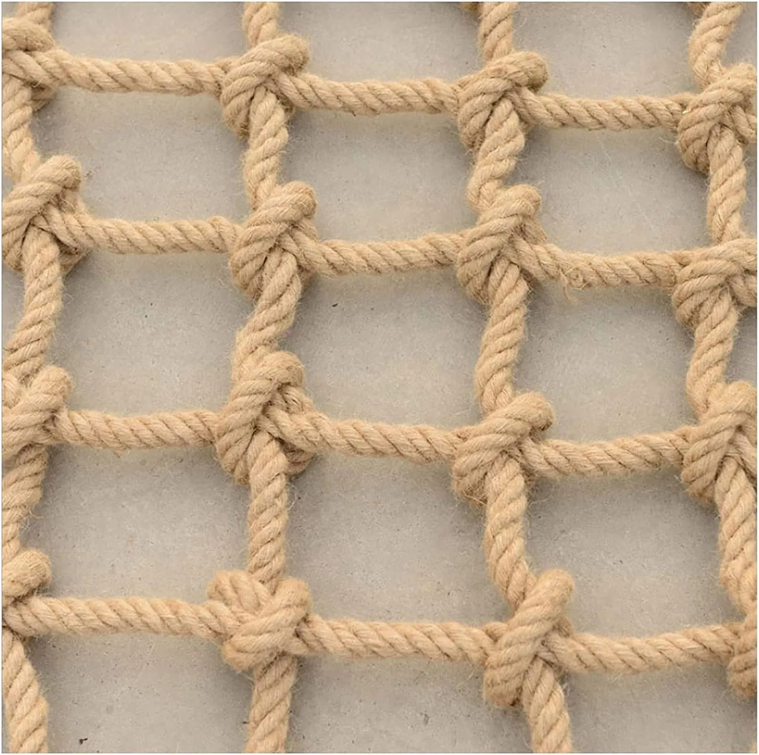 Climbing Net, Garden Climbing Support Plant Net, Outdoor Playground Swing Treehouse, Suitable for Outdoor Sports(1 * 1m(3.3 * 3.3ft))