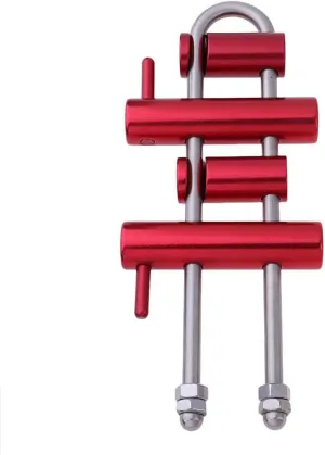 Climbing Rack Descender Long Rappelling Descending Stop Device Rack