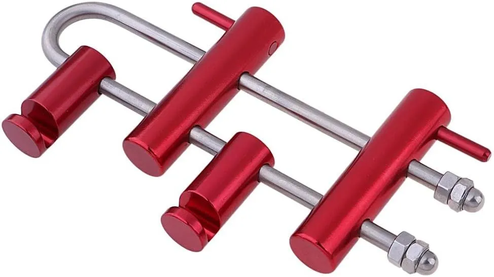 Climbing Rack Descender Long Rappelling Descending Stop Device Rack